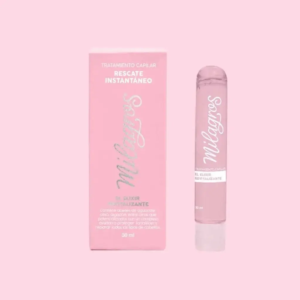 AMPOLLETA ELIXIR TRATAMIENTO CAPILAR RESCATE INSTANTANEO MILAGROS