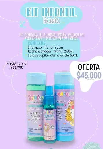 KIT INFANTIL BASIC COSITAS DELICIOSAS